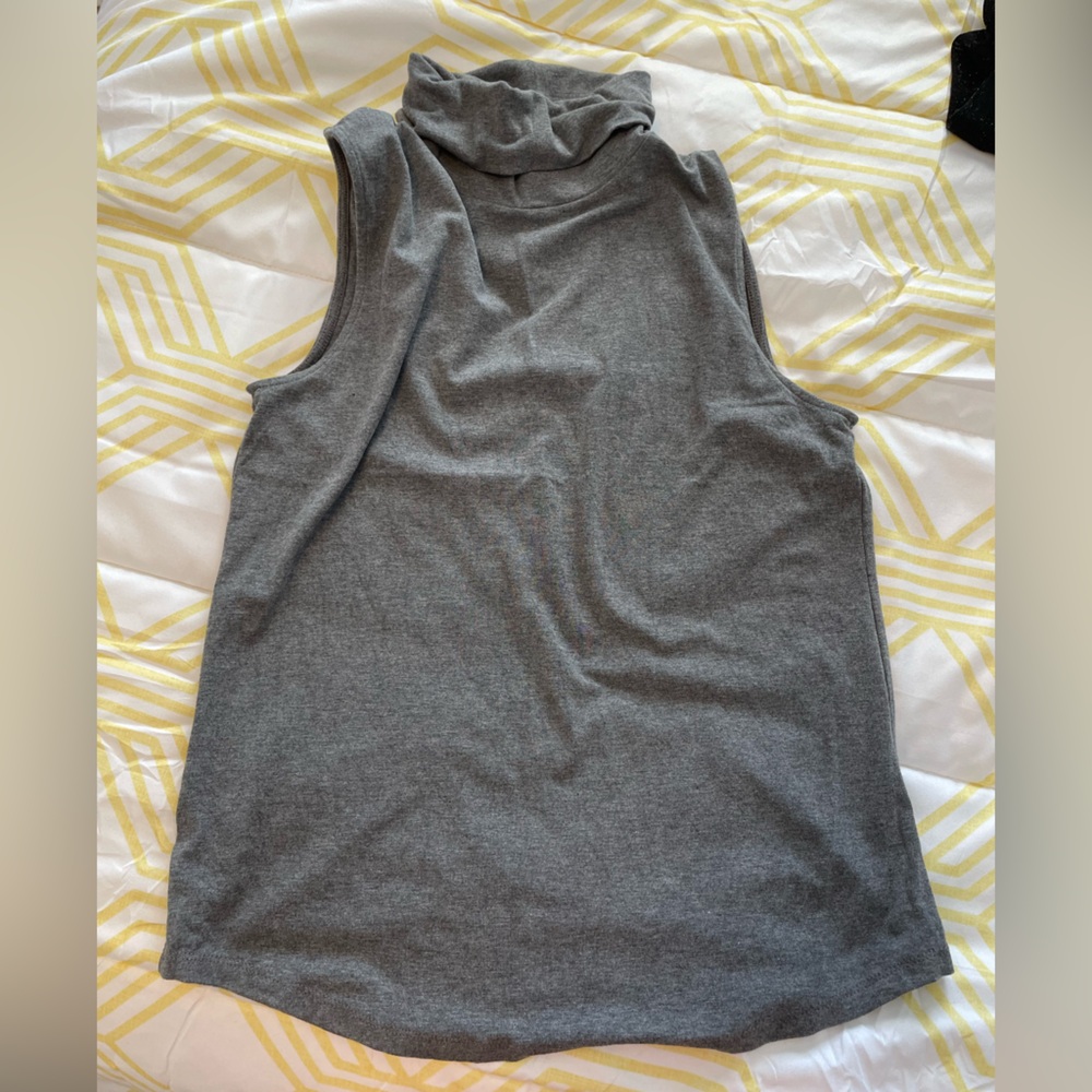 Ann Taylor Muscle Mock Neck Shirt